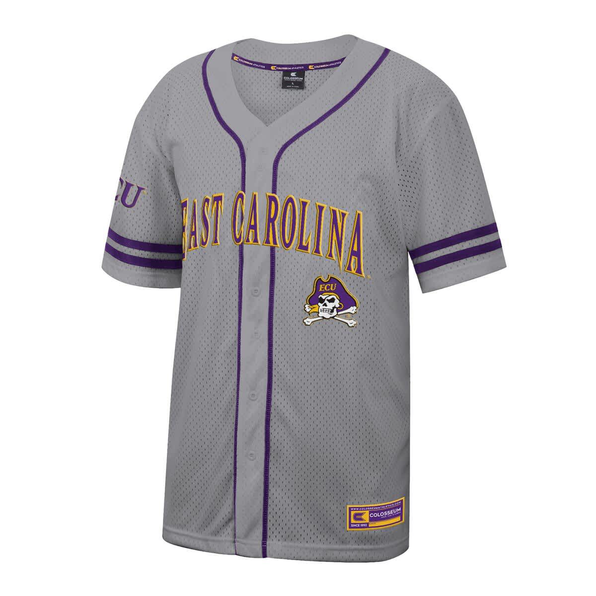 East Carolina Pirates NCAA ECU Pirates Free Spirited Baseball Jersey