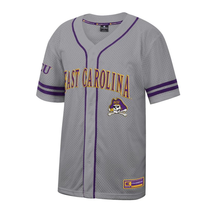 East Carolina Pirates NCAA ECU Pirates Free Spirited Baseball Jersey