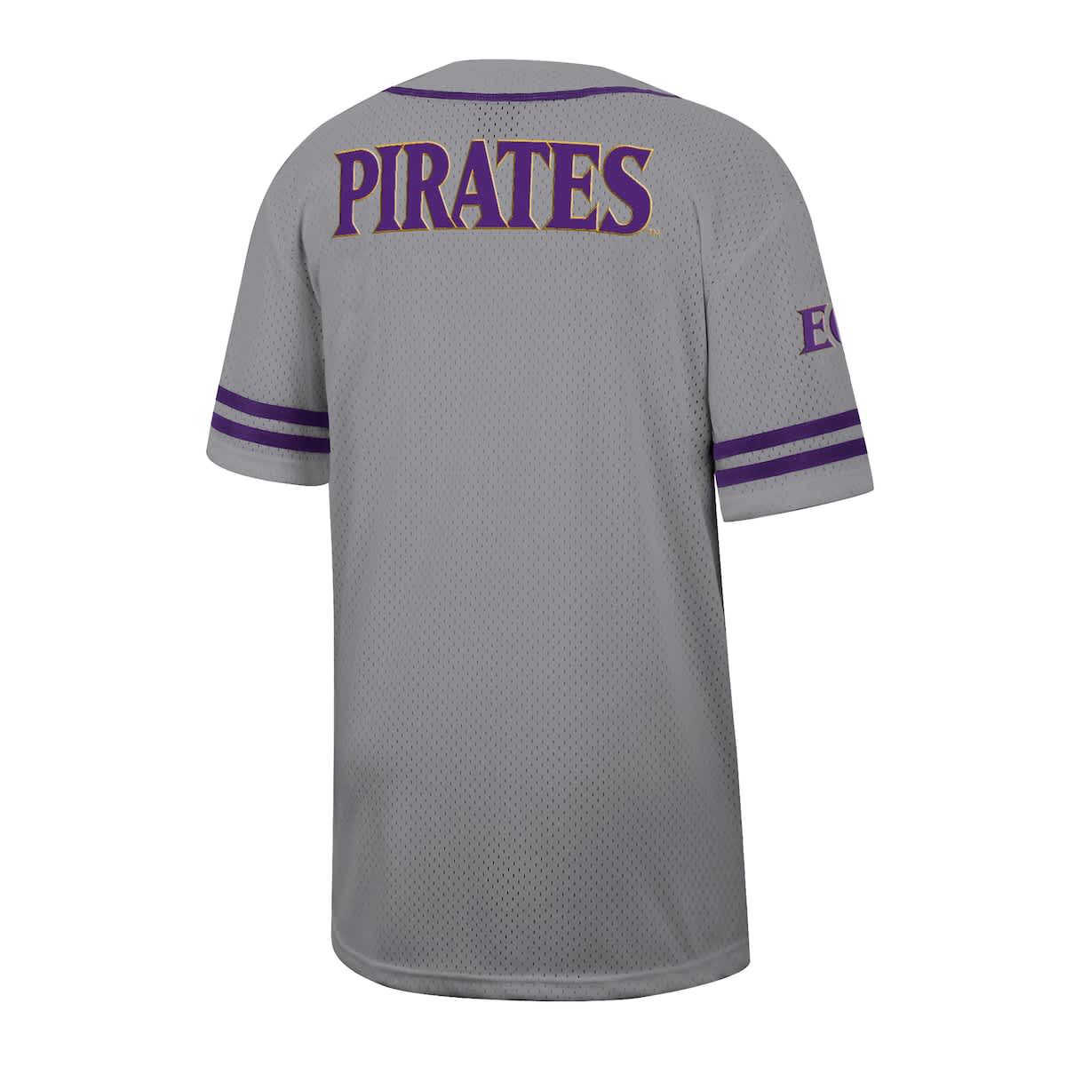 East Carolina Pirates NCAA ECU Pirates Free Spirited Baseball Jersey