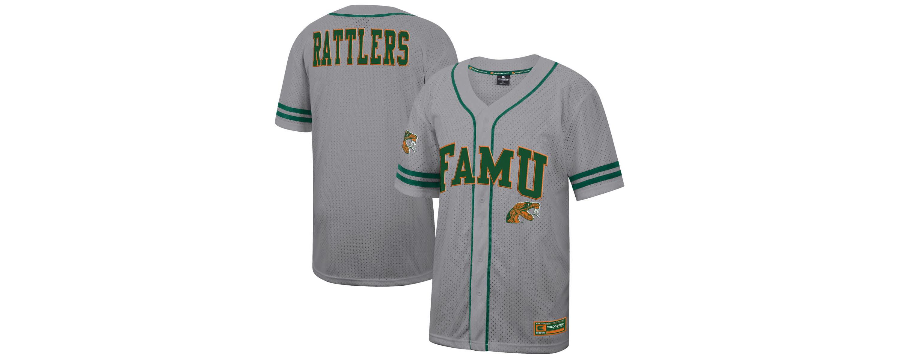 NCAA Florida A&M Rattlers Free Spirited Baseball Jersey