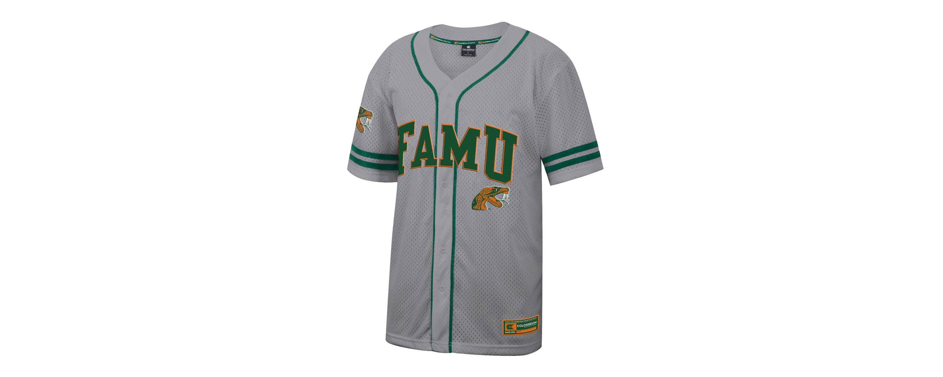 NCAA Florida A&M Rattlers Free Spirited Baseball Jersey