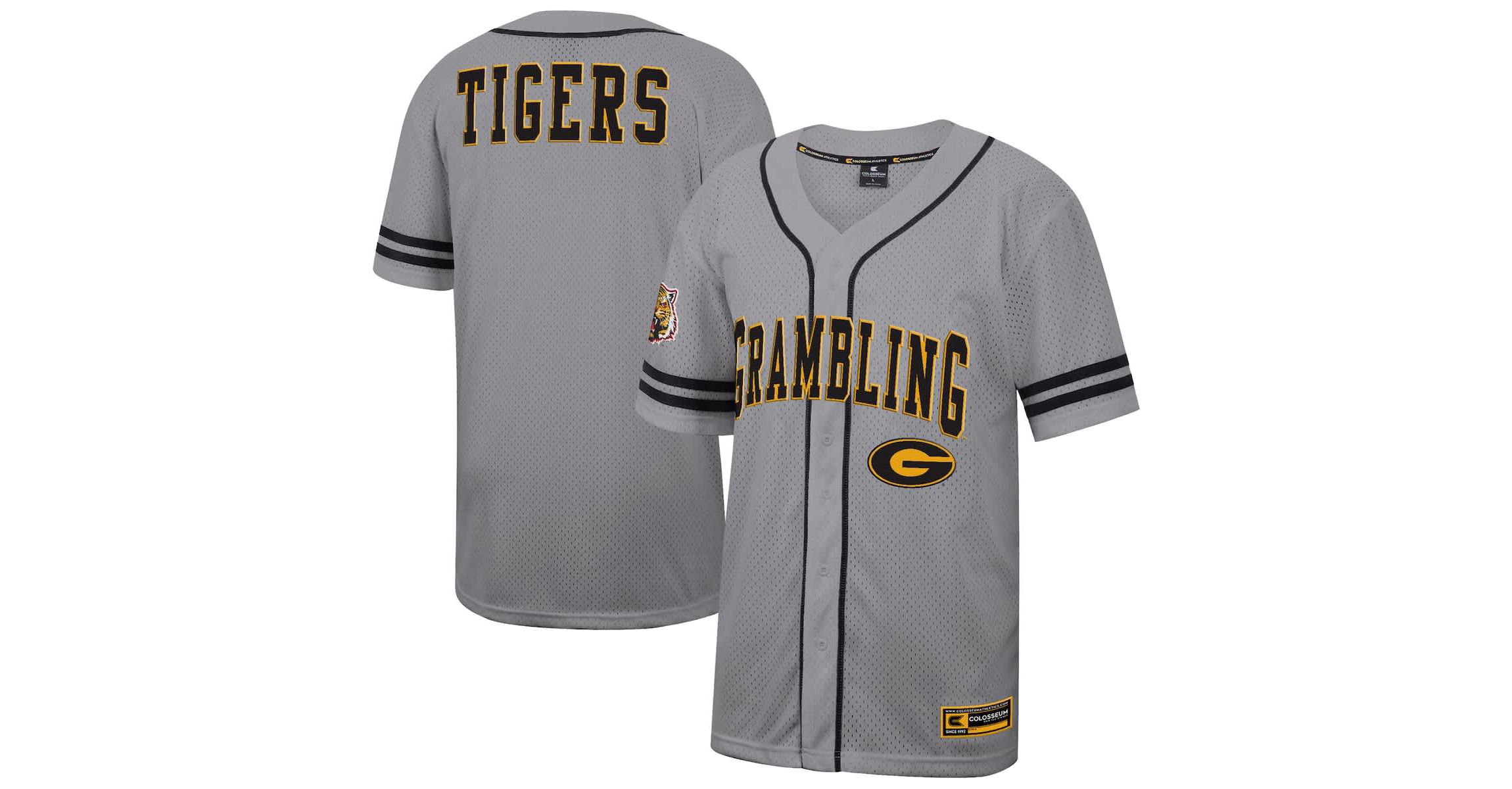 Grambling State Tigers NCAA Grambling Tigers Free Spirited Baseball Jersey