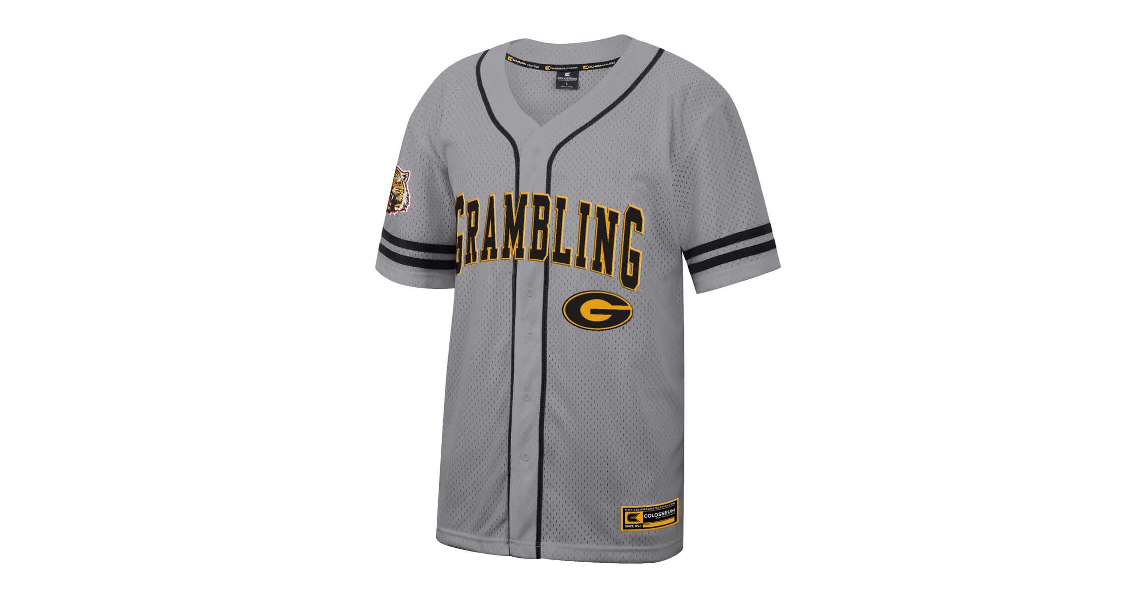 Grambling State Tigers NCAA Grambling Tigers Free Spirited Baseball Jersey