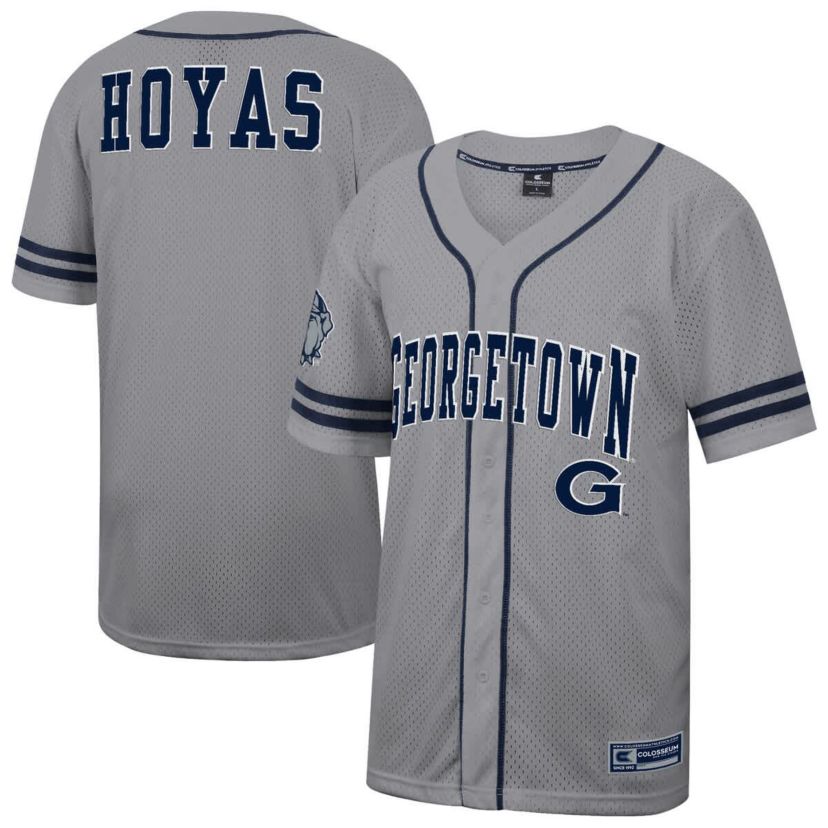 NCAA Georgetown Hoyas Free Spirited Baseball Jersey