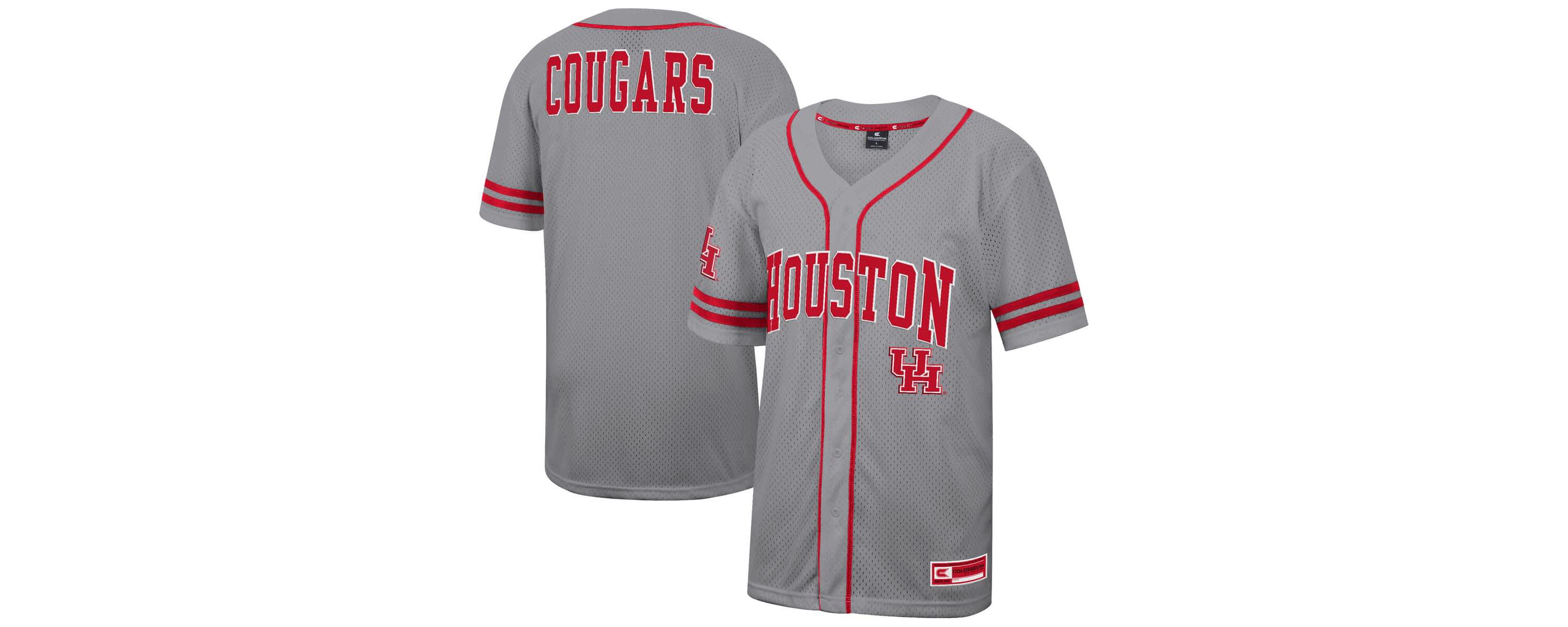NCAA Houston Cougars Free Spirited Baseball Jersey