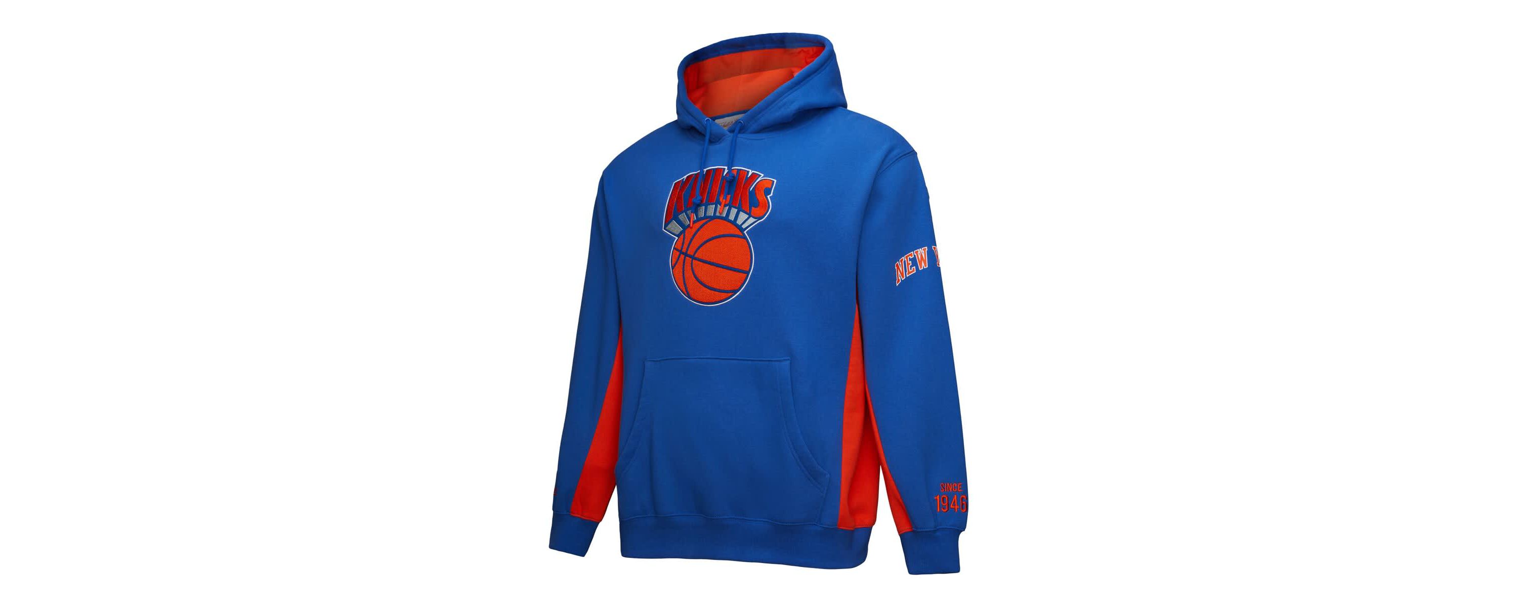 NBA New York Knicks Hardwood Classics Team Origins Fleece Pullover Hoodie