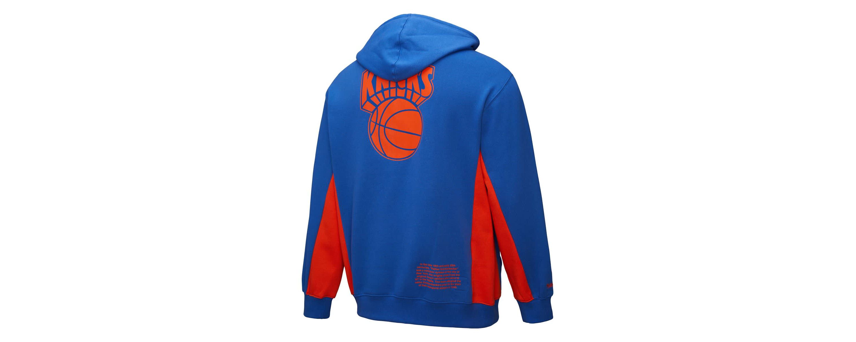 NBA New York Knicks Hardwood Classics Team Origins Fleece Pullover Hoodie