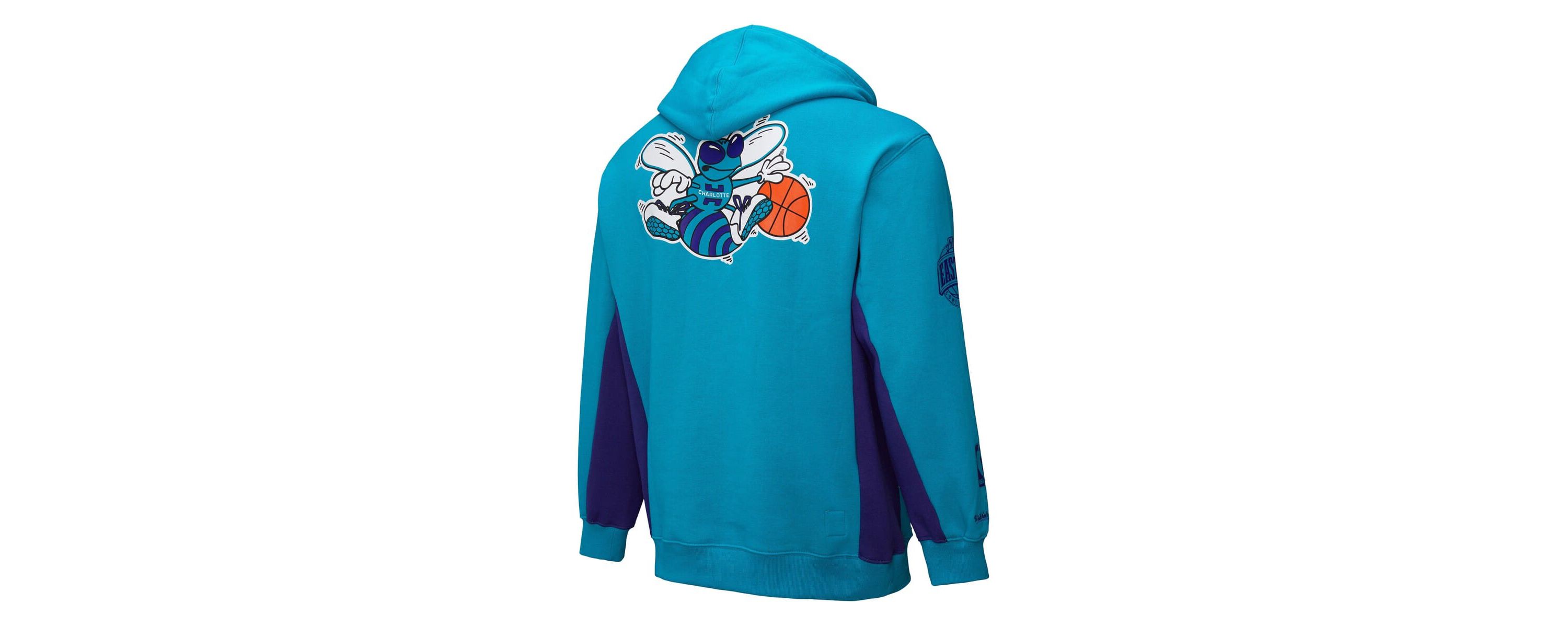 NBA Charlotte Hornets Hardwood Classics Team Origins Fleece Pullover Hoodie