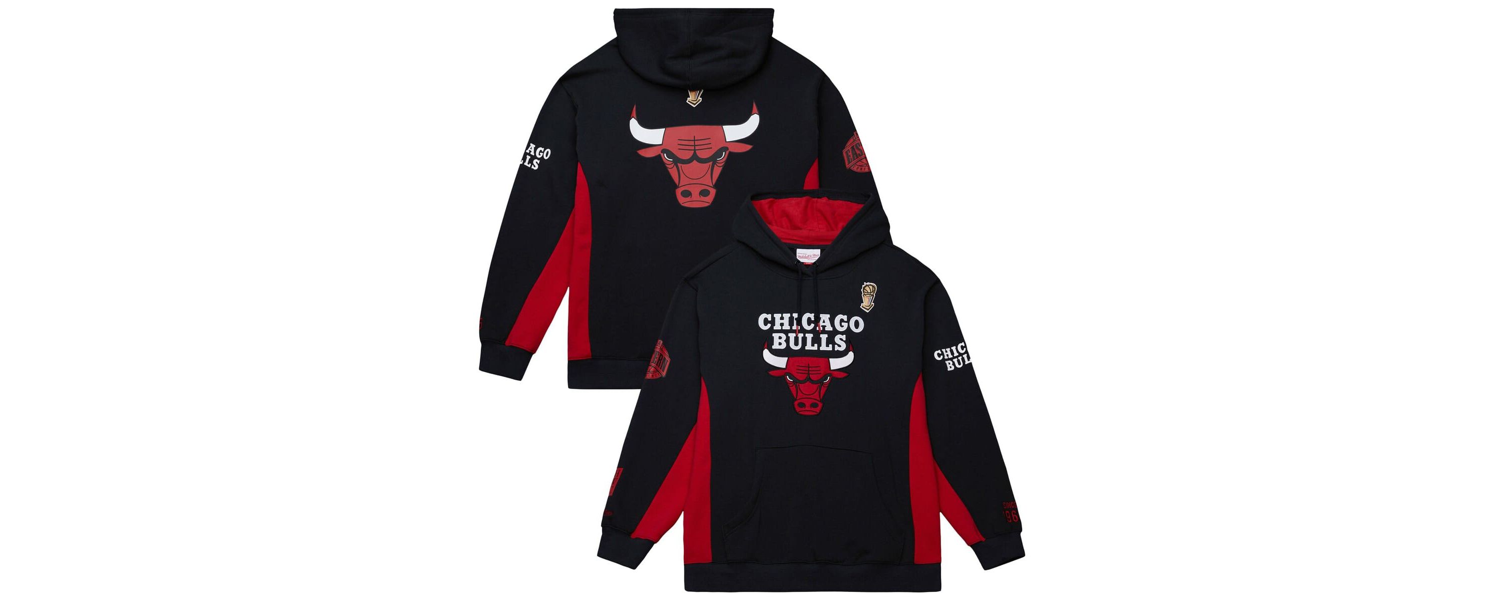 NBA Chicago Bulls Hardwood Classics Team Origins Fleece Pullover Hoodie