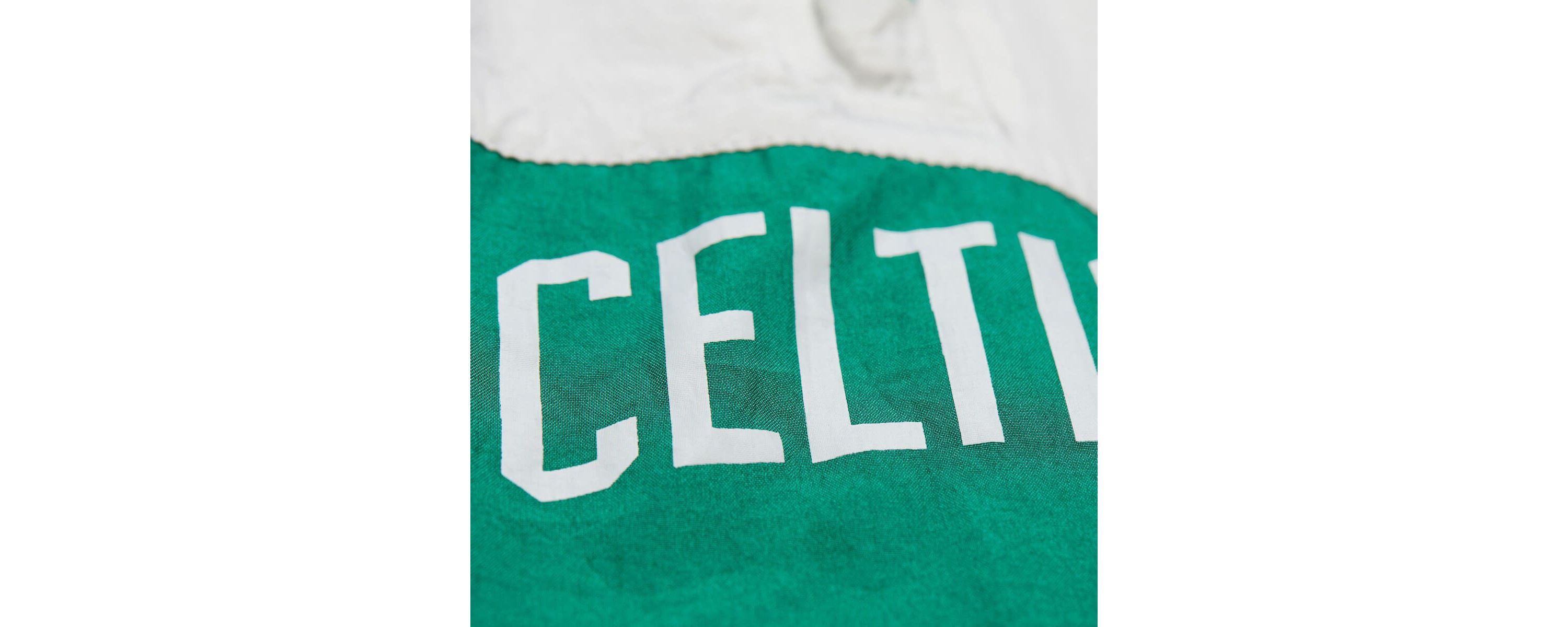 NBA Kelly Boston Celtics Hardwood Classics Team Origins Anorak Quarter-Zip Windbreaker Jacket
