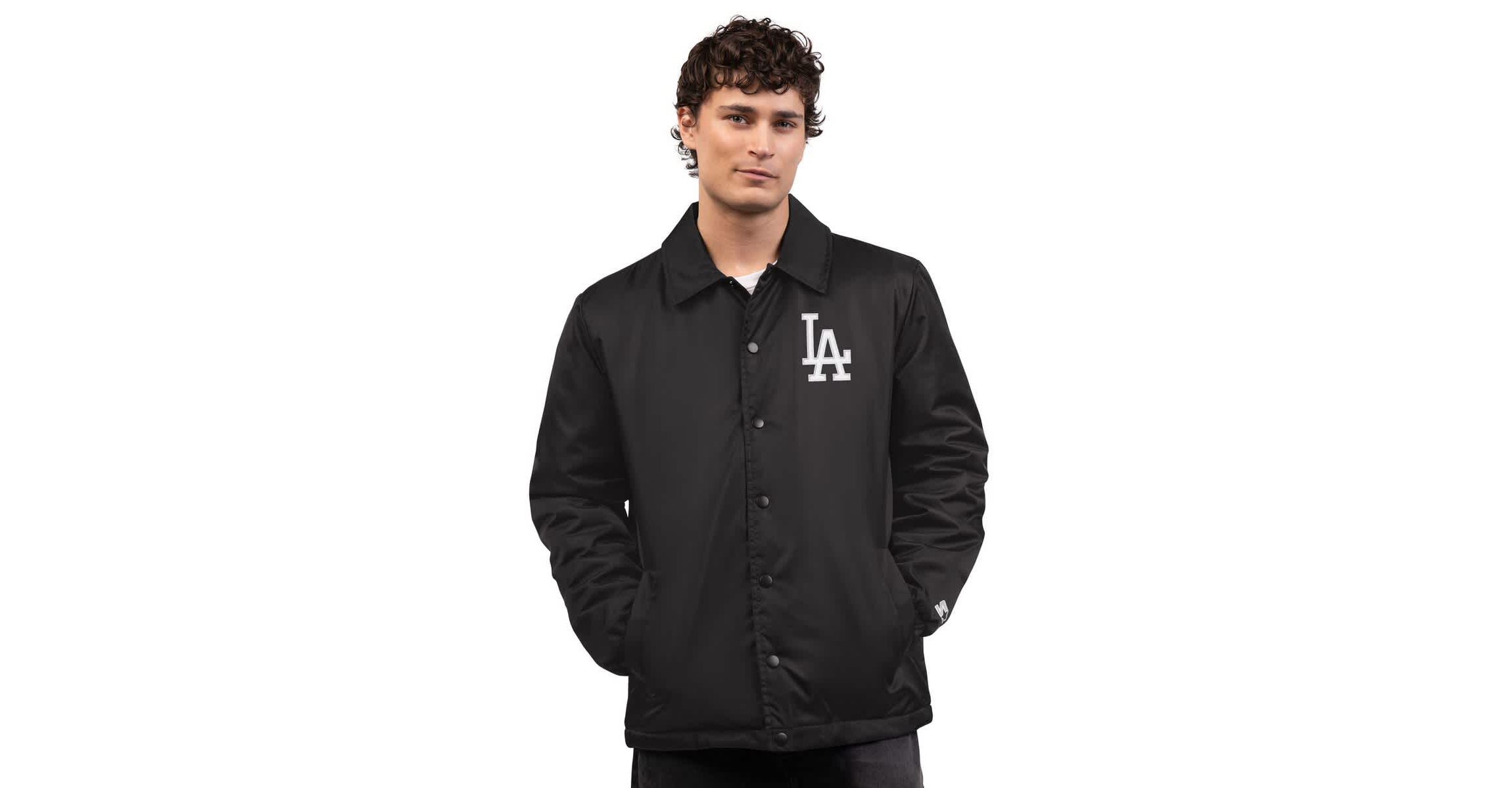 MLB Los Angeles Dodgers Full-Snap Coaches Jacket