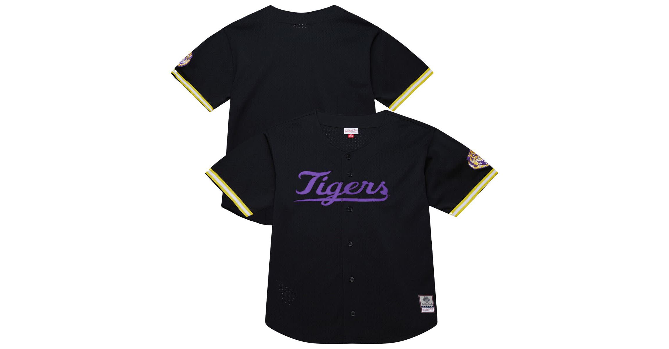 NCAA LSU Tigers On The Clock Full-Button Fashion Jersey