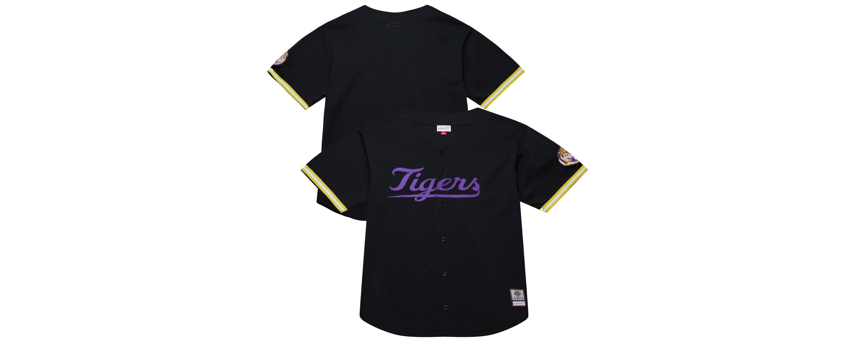 NCAA LSU Tigers On The Clock Full-Button Fashion Jersey