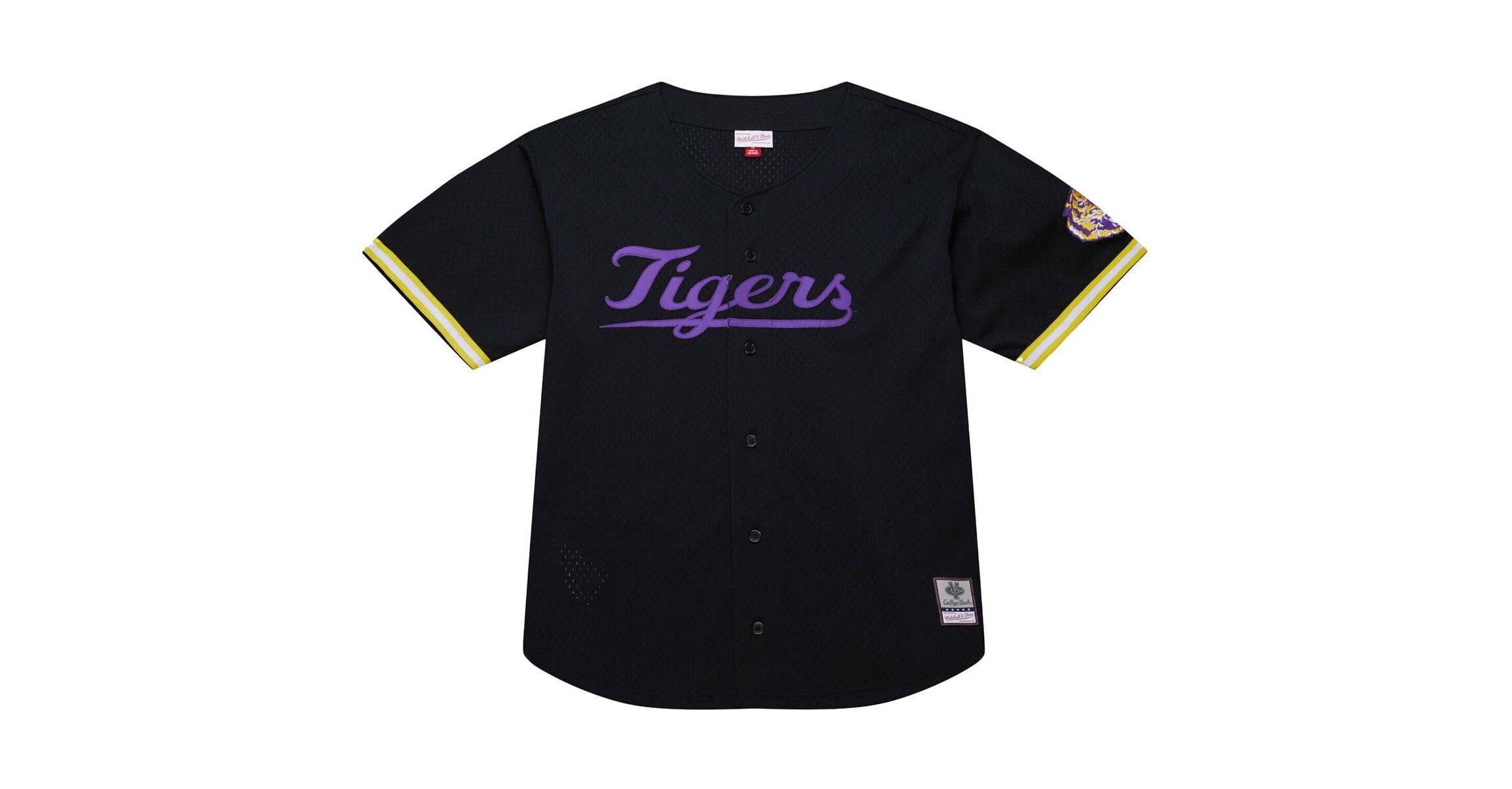 NCAA LSU Tigers On The Clock Full-Button Fashion Jersey