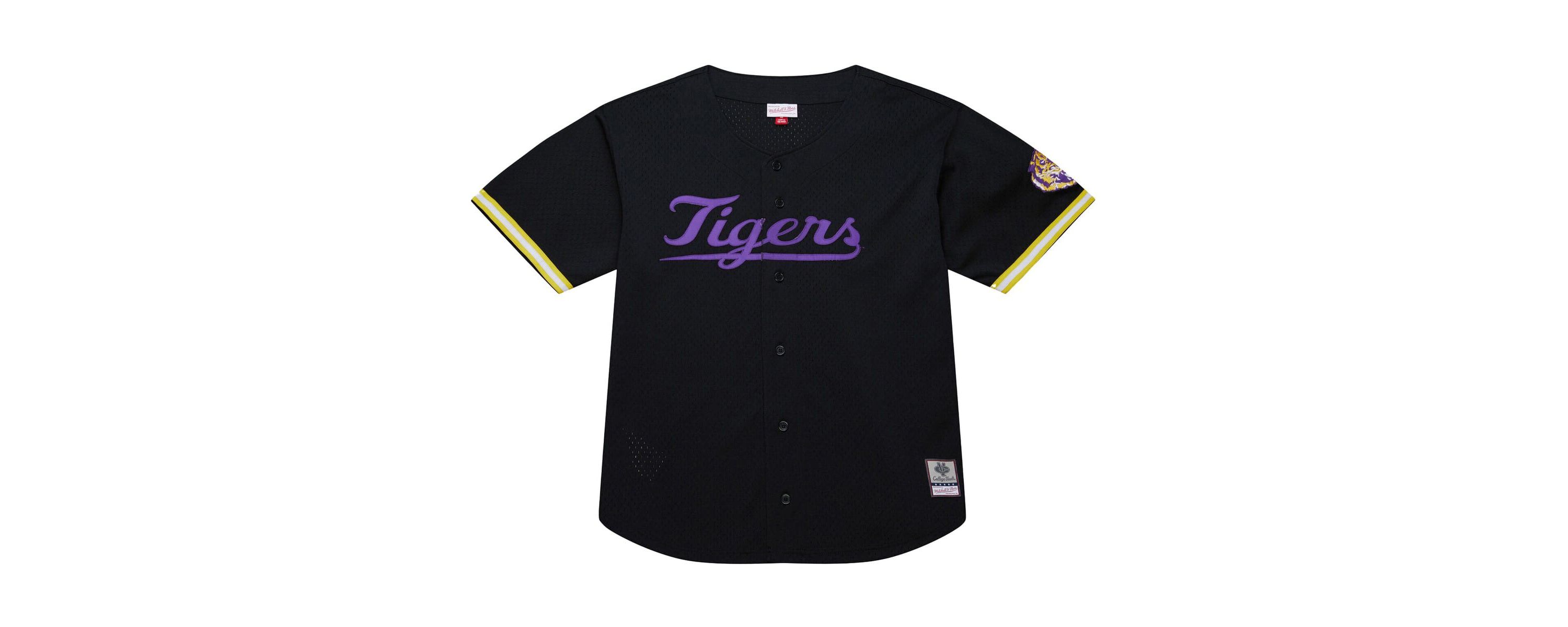 NCAA LSU Tigers On The Clock Full-Button Fashion Jersey