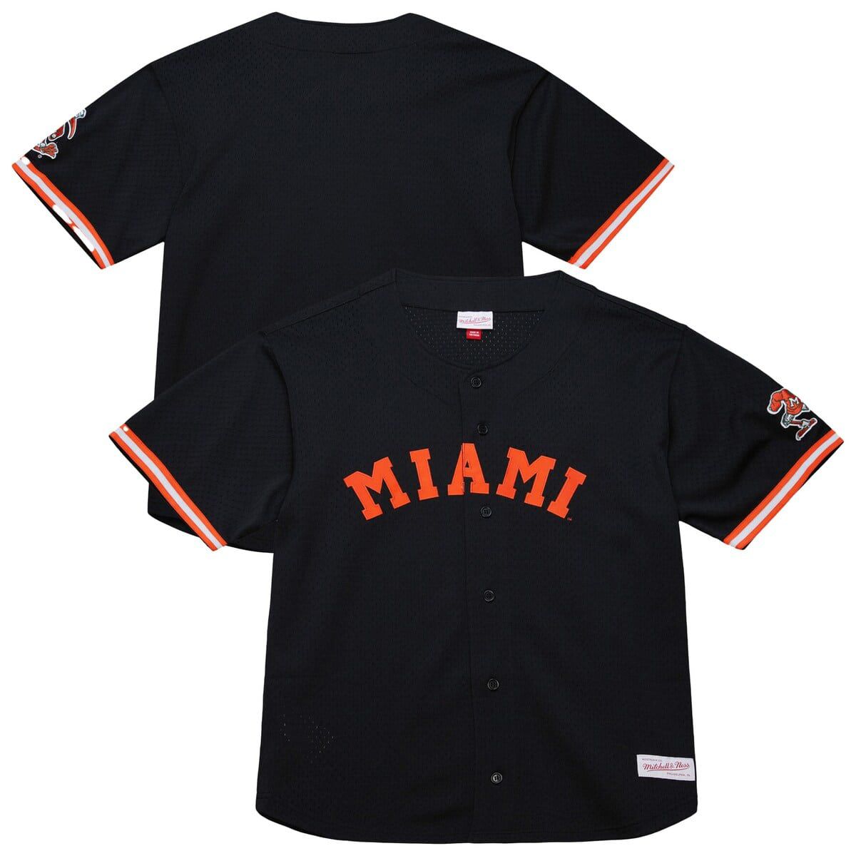 Miami (FL) Hurricanes NCAA Miami Hurricanes On The Clock Full-Button Fashion Jersey