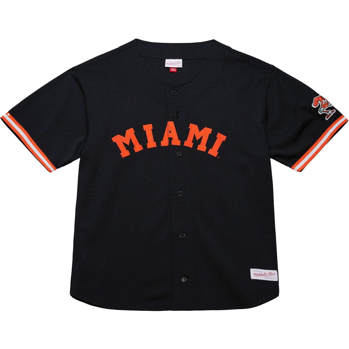 Miami (FL) Hurricanes NCAA Miami Hurricanes On The Clock Full-Button Fashion Jersey