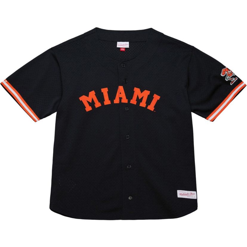 Miami (FL) Hurricanes NCAA Miami Hurricanes On The Clock Full-Button Fashion Jersey