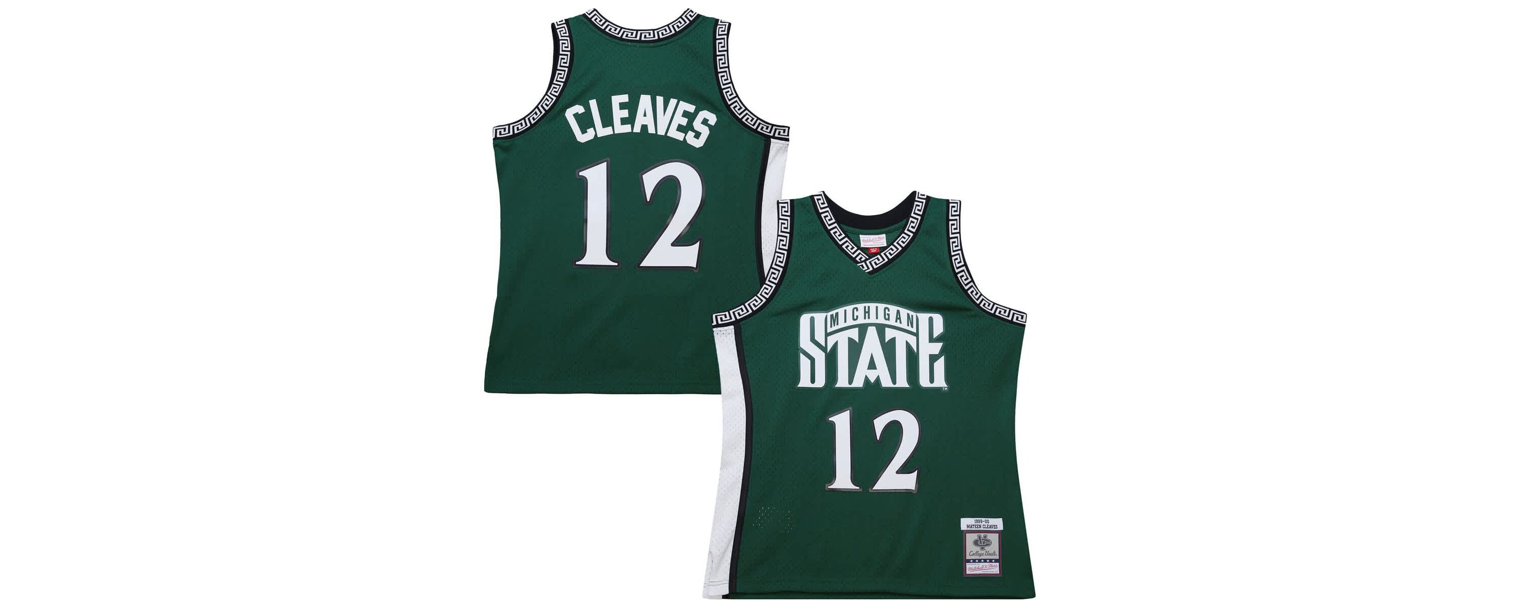 NCAA Mateen Cleaves Michigan State Spartans 1999/00 Swingman Jersey
