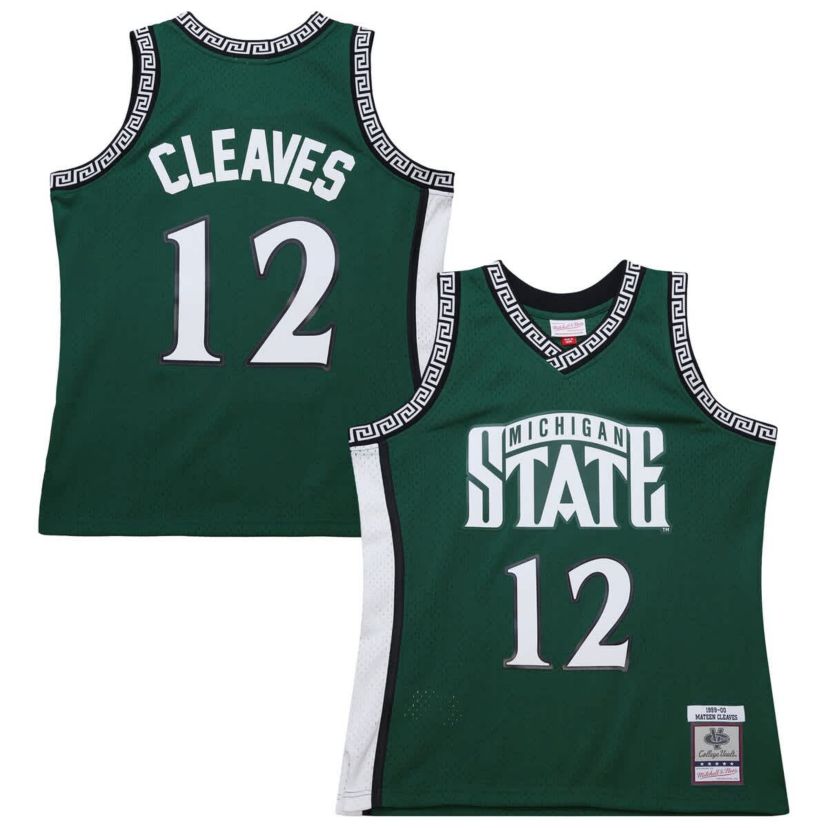 NCAA Mateen Cleaves Michigan State Spartans 1999/00 Swingman Jersey