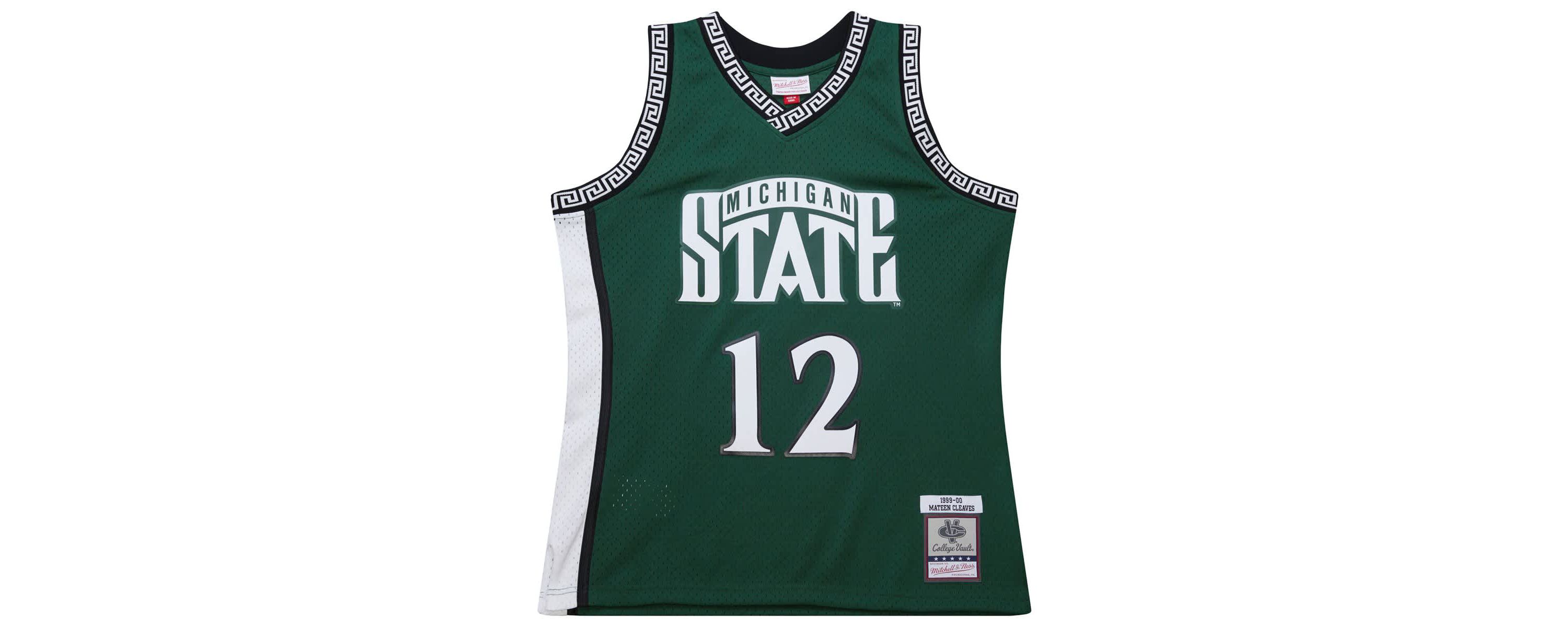 NCAA Mateen Cleaves Michigan State Spartans 1999/00 Swingman Jersey