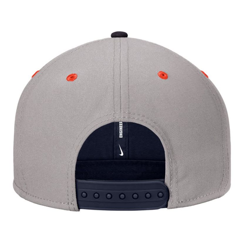 NCAA Nike Illinois Fighting Illini Vintage Patch Snapback Hat