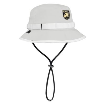 Men's Army Black Knights NCAA Nike Army Knights 2025 On-Field Boonie Performance Bucket Hat, Gray, Medium