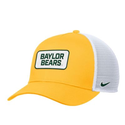 Men's NCAA Nike Baylor Bears 2025 On-Field Rise Trucker Performance Adjustable Hat