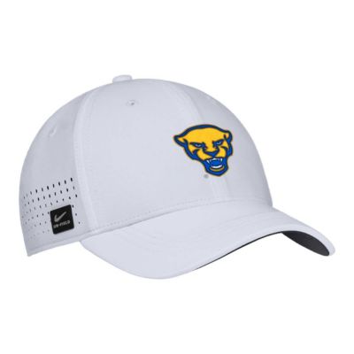 Men's NCAA Nike Pitt Panthers 2025 On-Field Performance Flex Hat, White, Medium