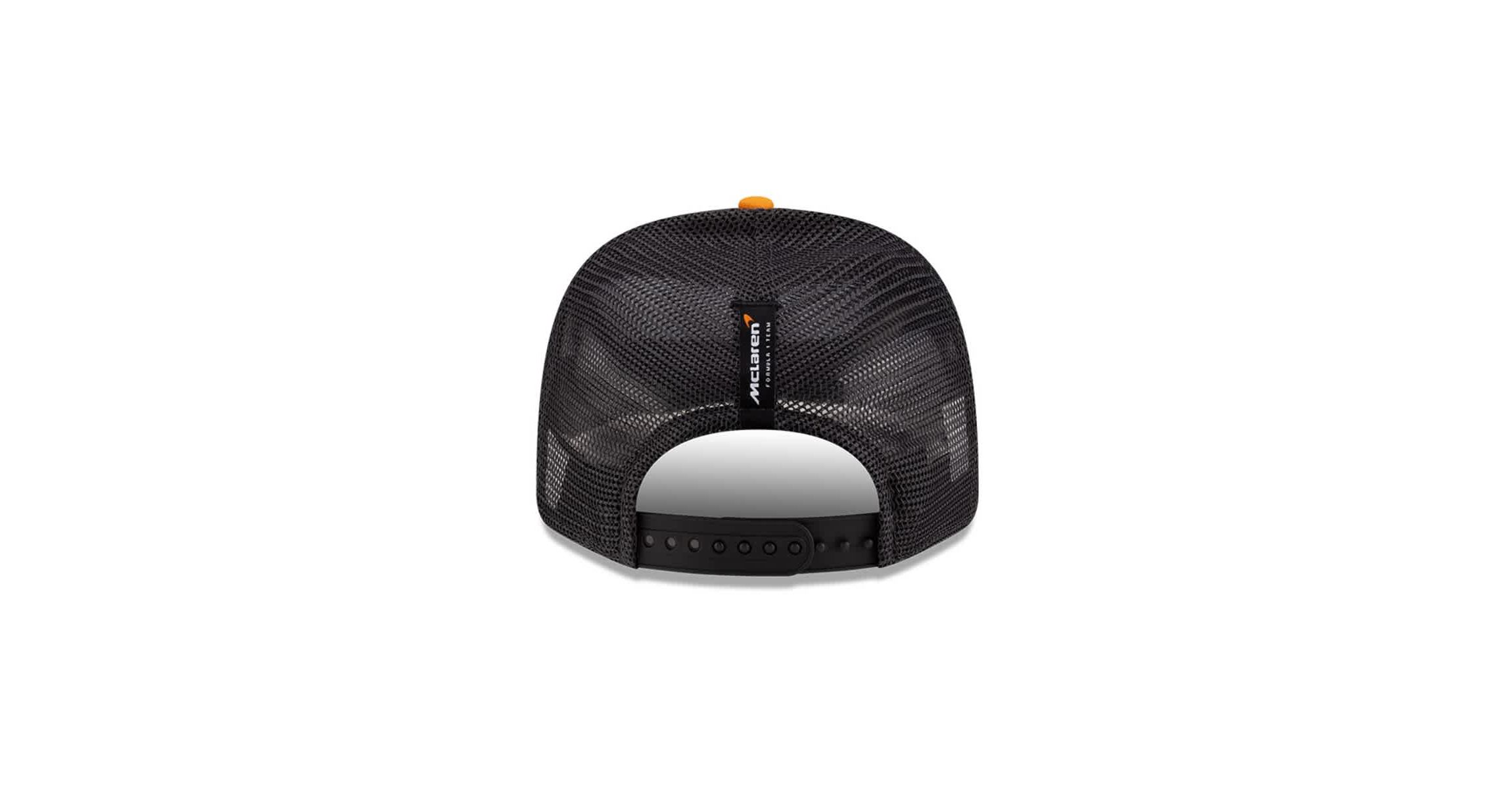 Formula 1 Lando Norris Orange/Black McLaren F1 Team Driver Replica 9SEVENTY Adjustable Trucker Hat