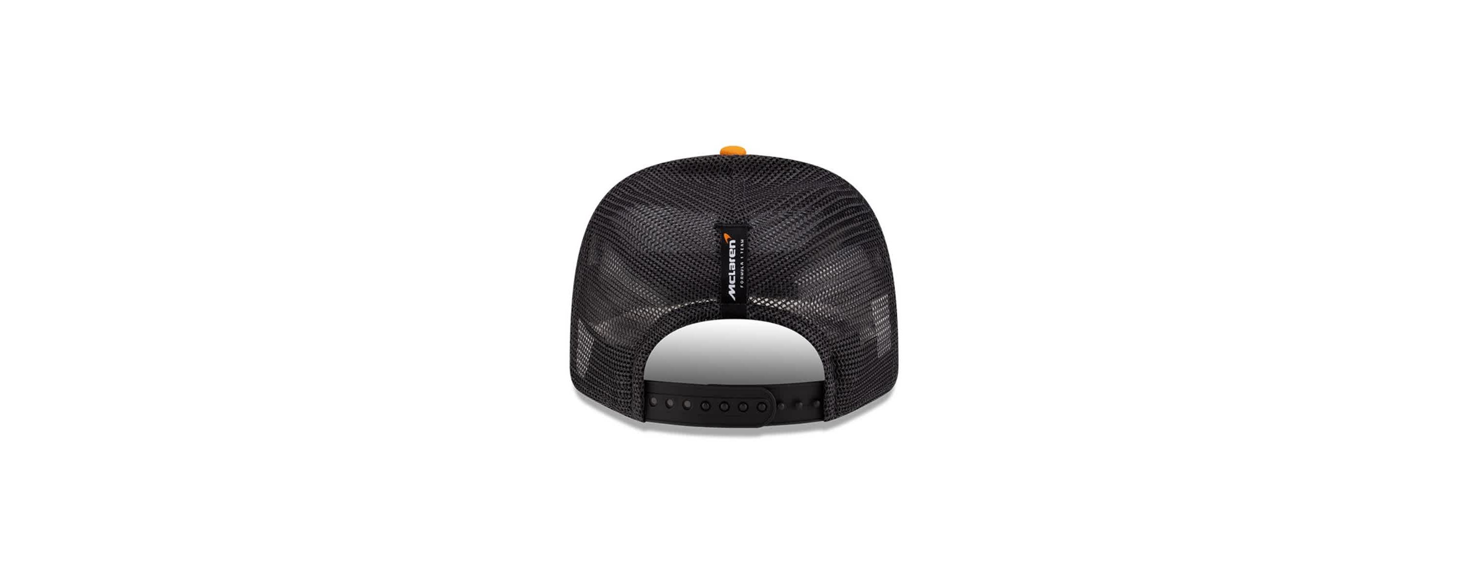 Formula 1 Lando Norris Orange/Black McLaren F1 Team Driver Replica 9SEVENTY Adjustable Trucker Hat