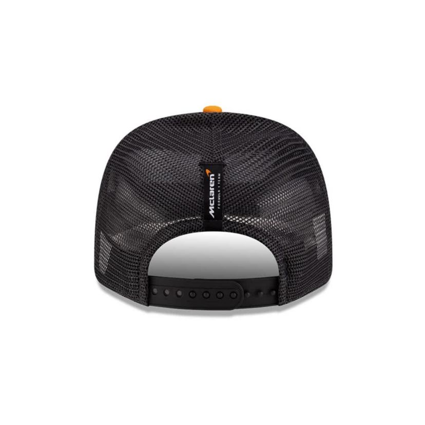 Formula 1 Lando Norris Orange/Black McLaren F1 Team Driver Replica 9SEVENTY Adjustable Trucker Hat