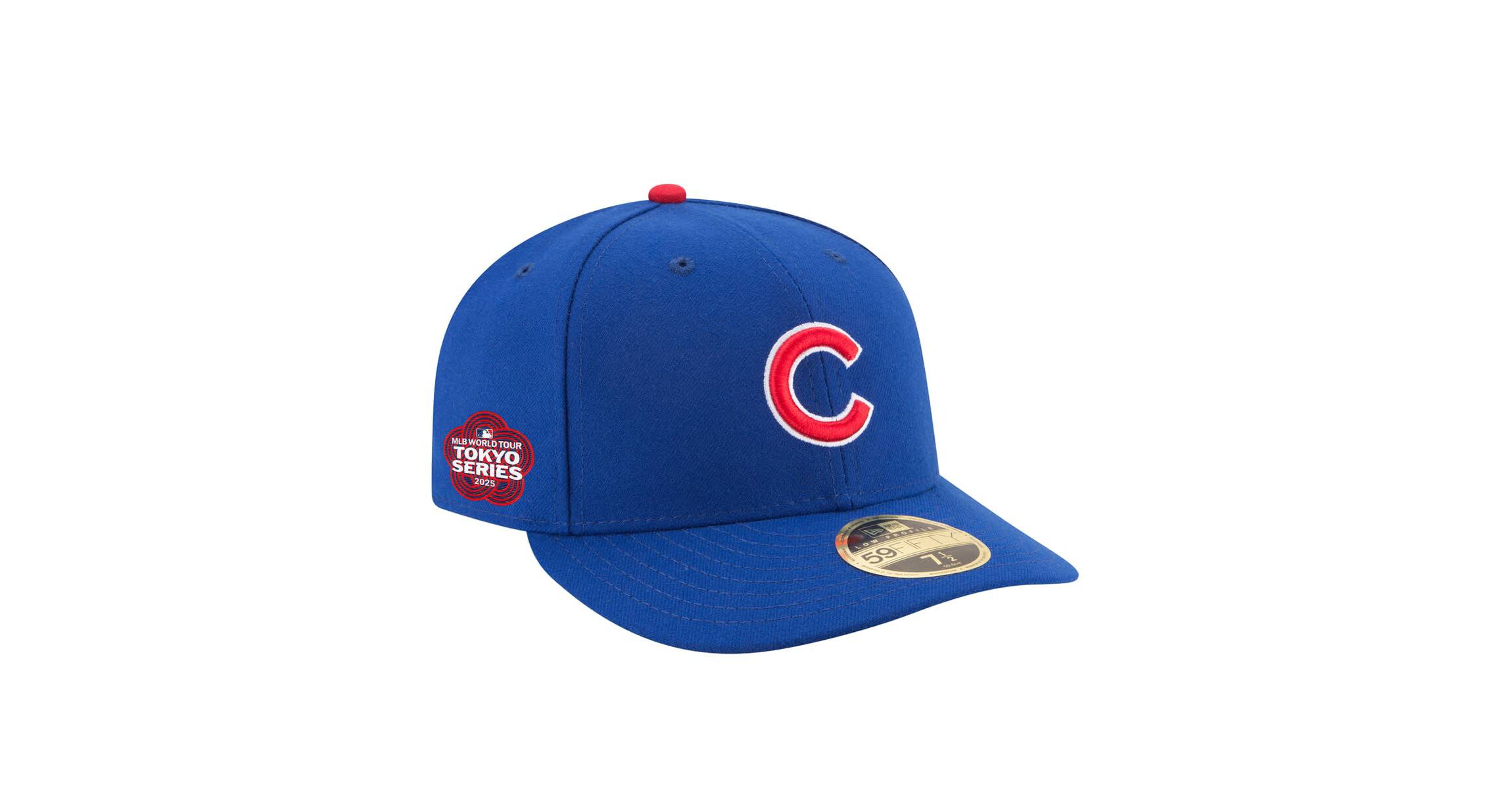 MLB Chicago Cubs 2025 MLB World Tour: Tokyo Series Side Patch Low 59FIFTY Fitted Hat