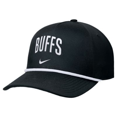 Men's NCAA Nike Colorado Buffaloes Rise Adjustable Hat, Black, Medium