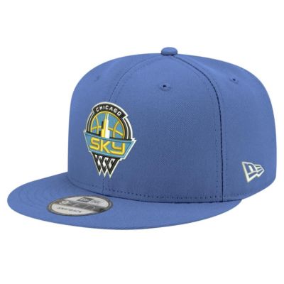 New Era WNBA Unisex Sky Chicago Sky Logo 9FIFTY Snapback Hat, Light Blue