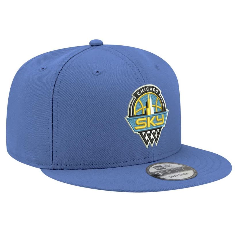 WNBA Unisex Sky Chicago Sky Logo 9FIFTY Snapback Hat