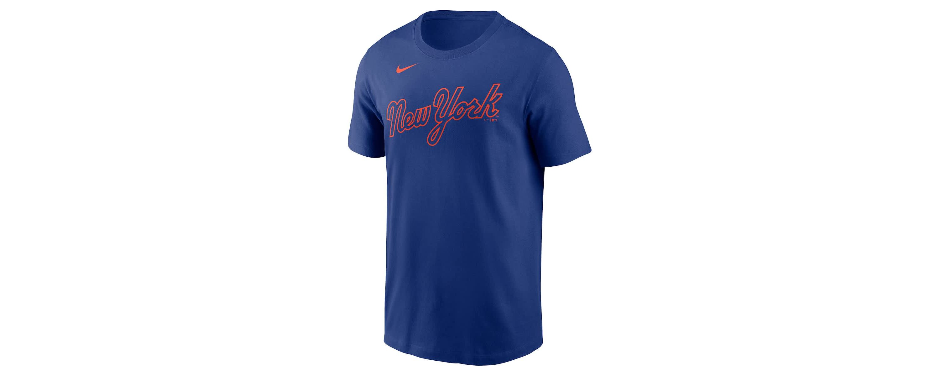MLB Nike Francisco Lindor New York Mets Fuse Name & Number T-Shirt