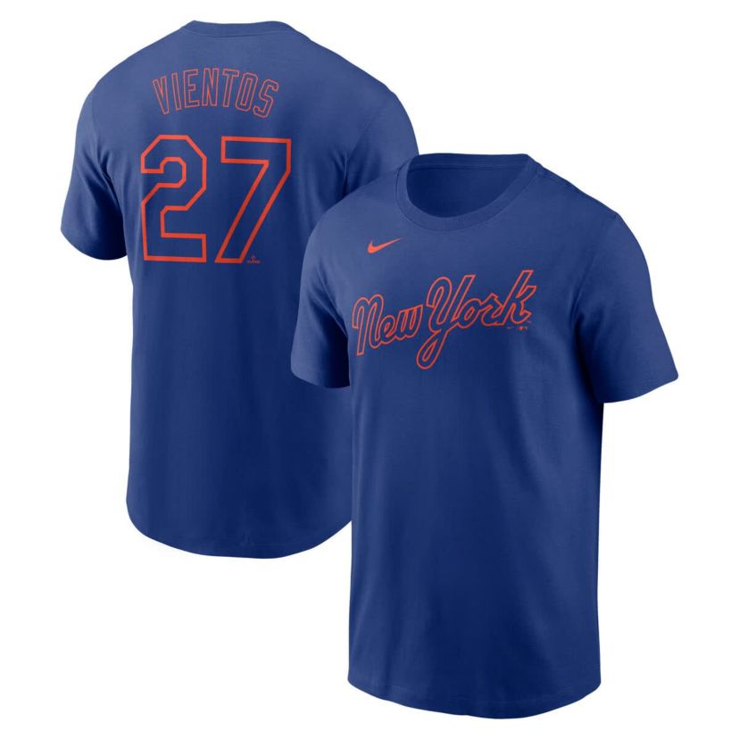 Nike® MLB Nike Mark Vientos New York Mets Fuse Name & Number T