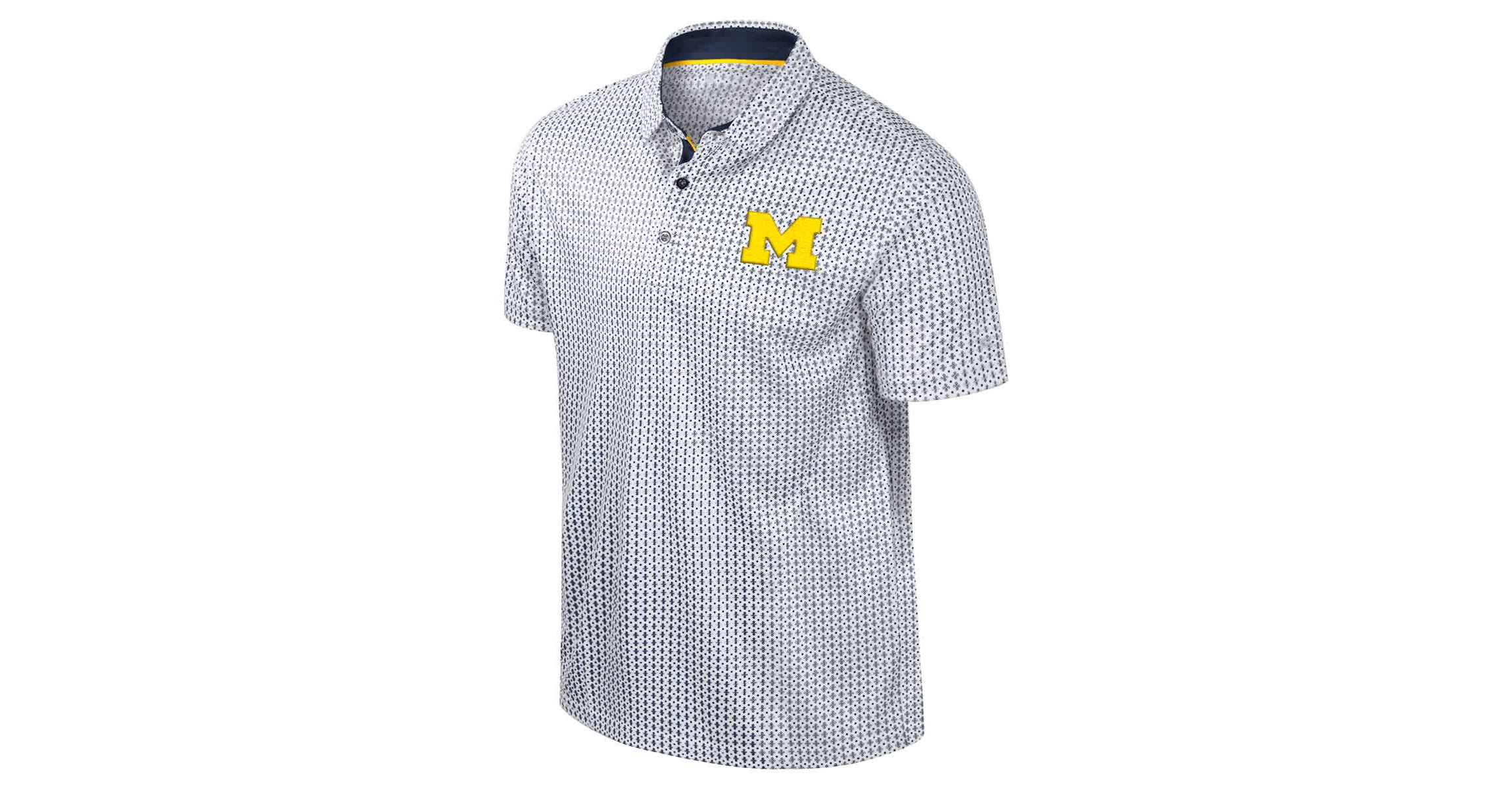NCAA Michigan Wolverines Big & Tall Marty Rival Polo
