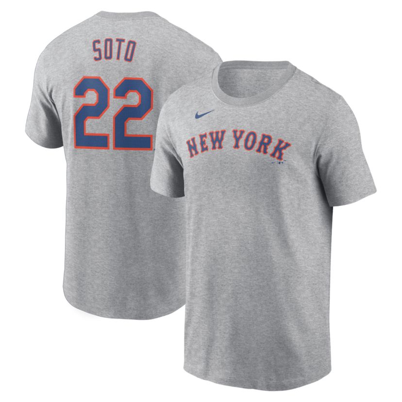 MLB Nike Juan Soto New York Mets Fuse Name & Number T-Shirt
