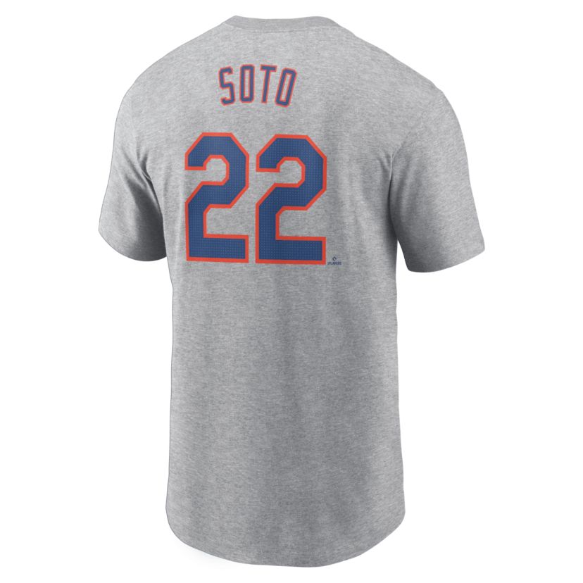 MLB Nike Juan Soto New York Mets Fuse Name & Number T-Shirt
