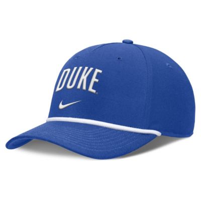 Men's Duke Blue Devils NCAA Nike Duke Devils Rise Campus Adjustable Hat, Medium