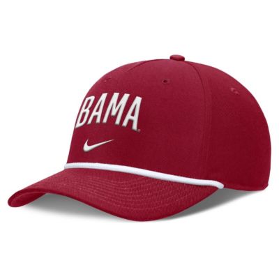 Men's Alabama Crimson Tide NCAA Nike Alabama Tide Rise Campus Adjustable Hat, Medium