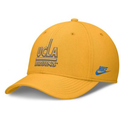 Men's NCAA Nike UCLA Bruins Rise Academic Dri-FIT Flex Hat, Gold, Medium