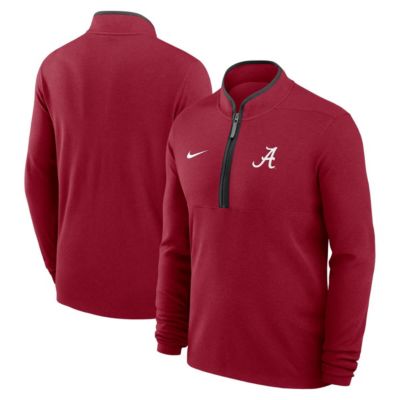 Men's Alabama Crimson Tide NCAA Nike Alabama Tide Courtside Victory Dri-FIT Half-Zip Pullover, 3XL