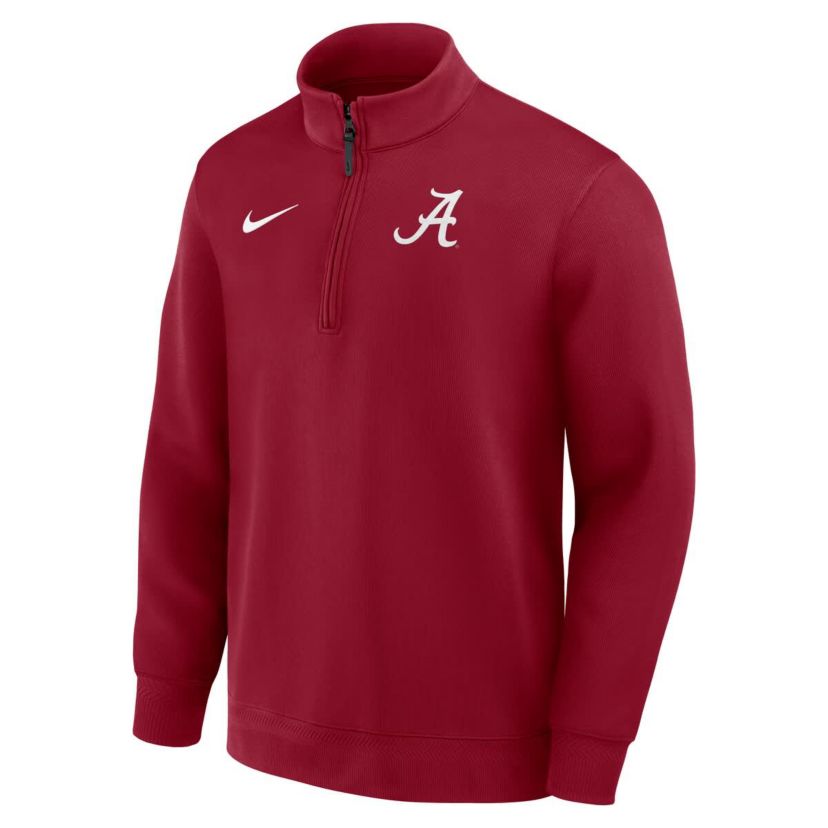 Alabama Crimson Tide NCAA Nike Alabama Tide 2025 Coaches Premium Dri-FIT Half-Zip Pullover