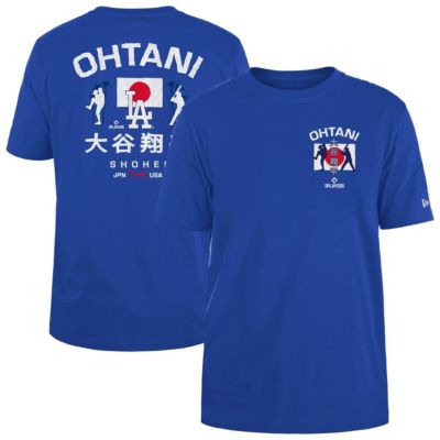 New Era Men's MLB Shohei Ohtani Los Angeles Dodgers Japan Flag T-Shirt, 2XL