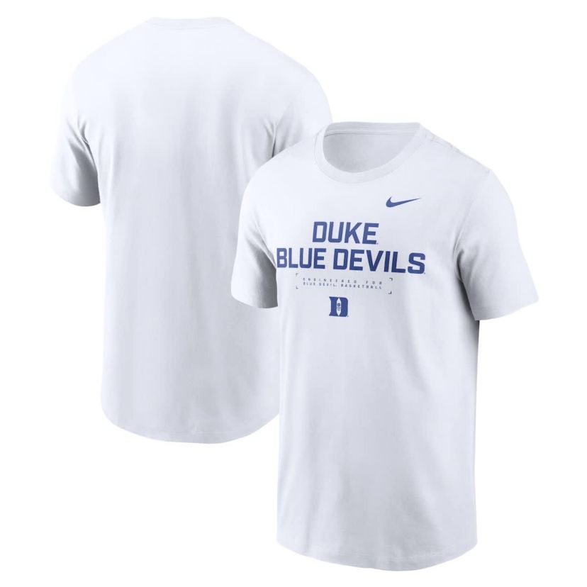 Duke Blue Devils NCAA Nike Duke Devils 2025 Courtside Basketball Performance T-Shirt