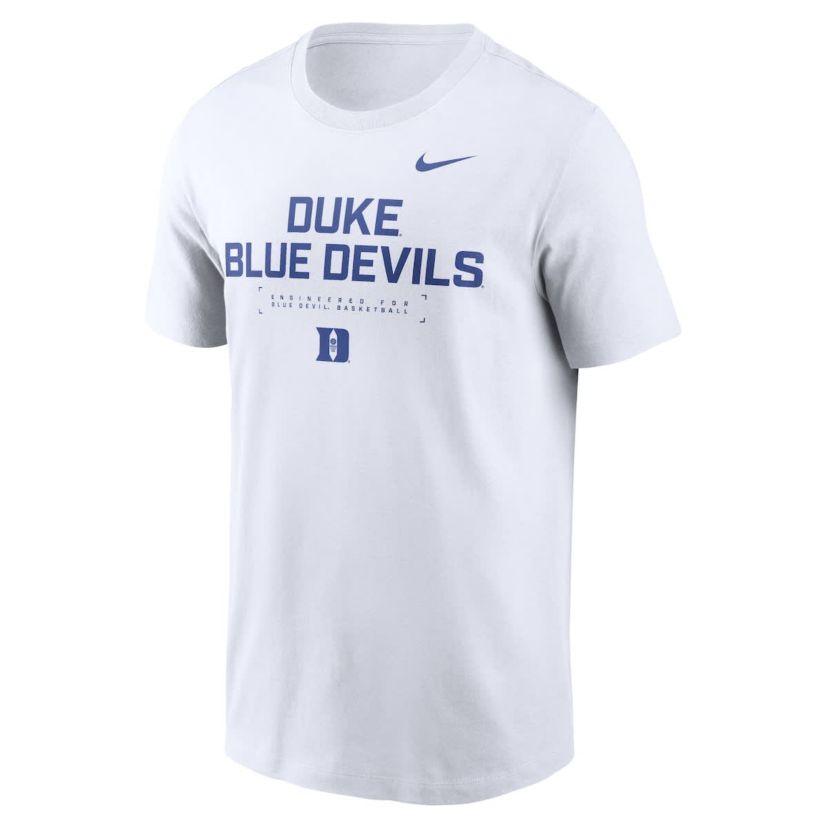 Duke Blue Devils NCAA Nike Duke Devils 2025 Courtside Basketball Performance T-Shirt