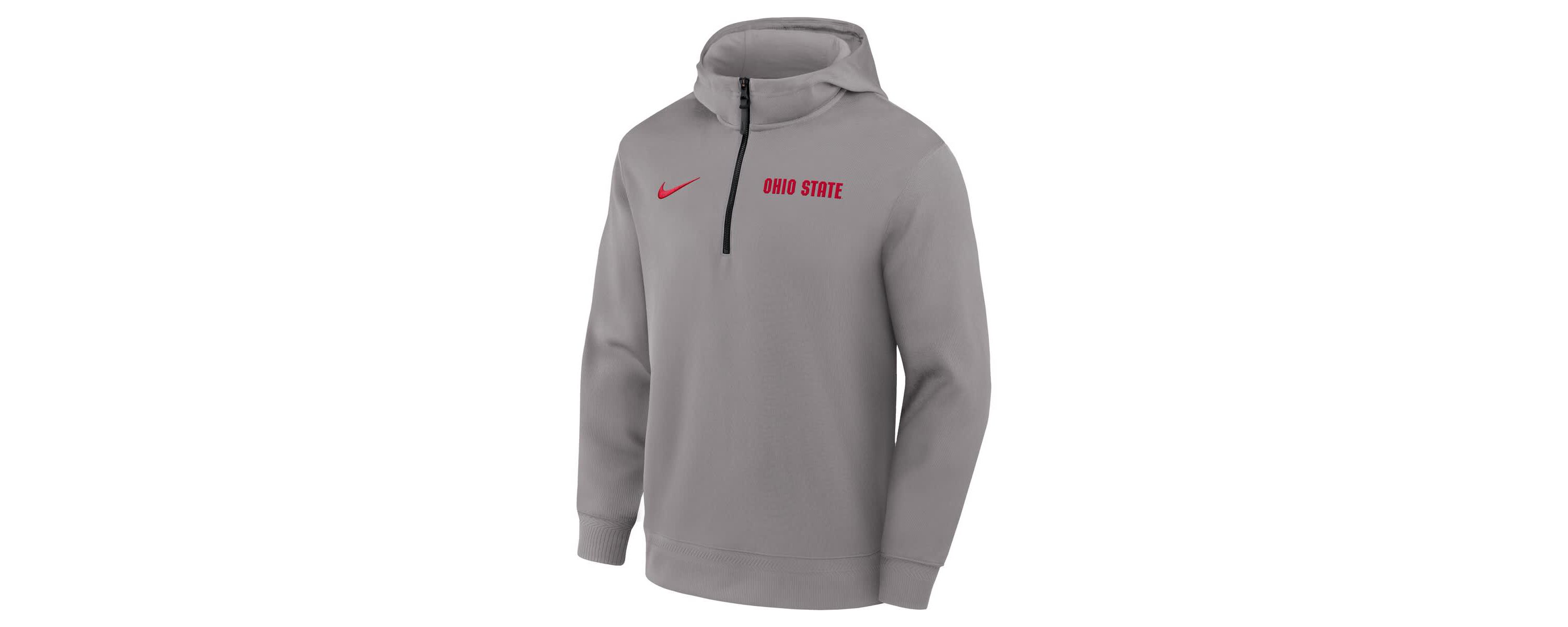 NCAA Nike Ohio State Buckeyes 2025 Coaches Premium Dri-FIT Quarter-Zip Hoodie